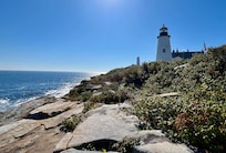 We drove over to Pemaquid Point Lighthouse (about 90 min away but one that you can actually enter the lighthouse)