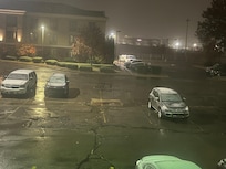 The parking lot was always well lit so felt my vehicle was safe