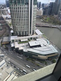 Looking down from the main window