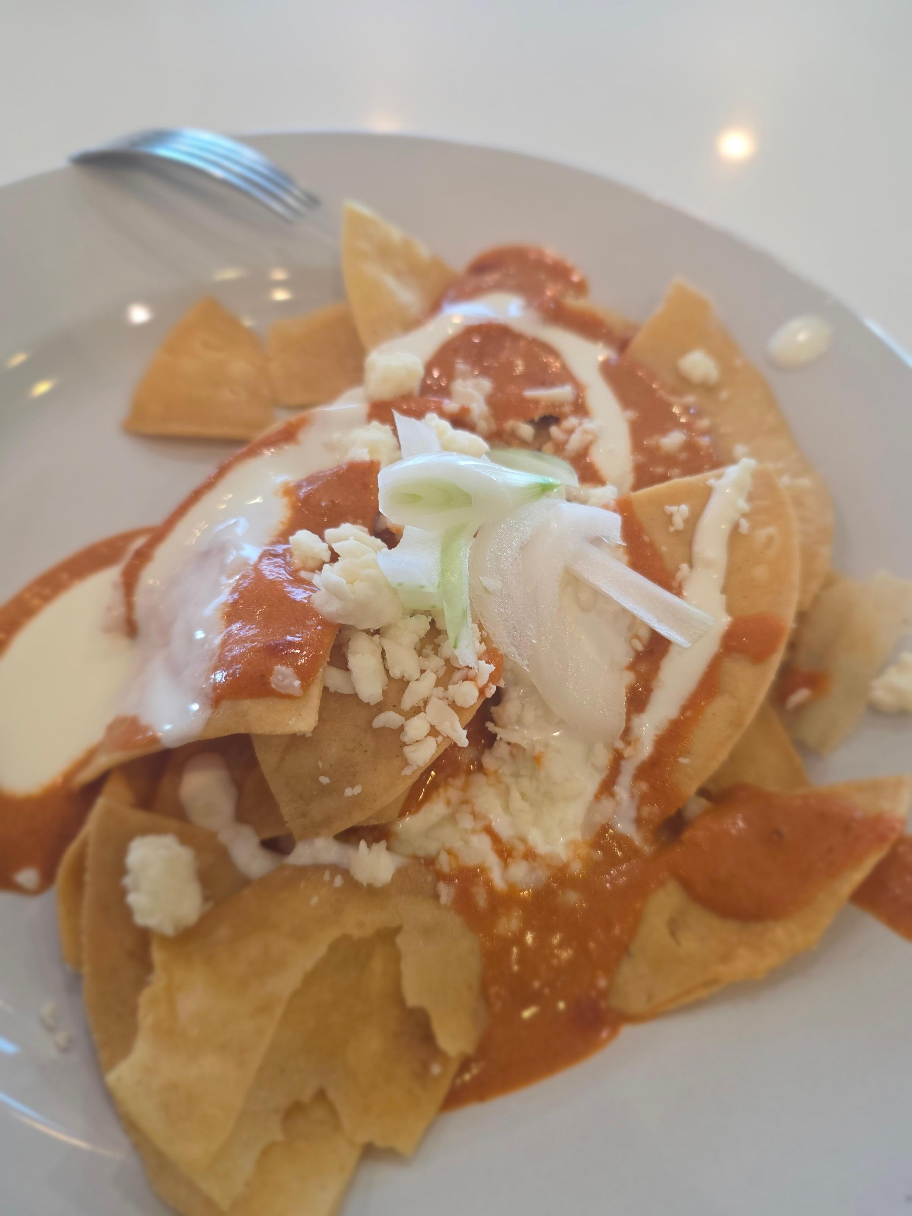 Food every morning was good.