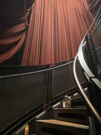 Staircase to the cocktail rooms