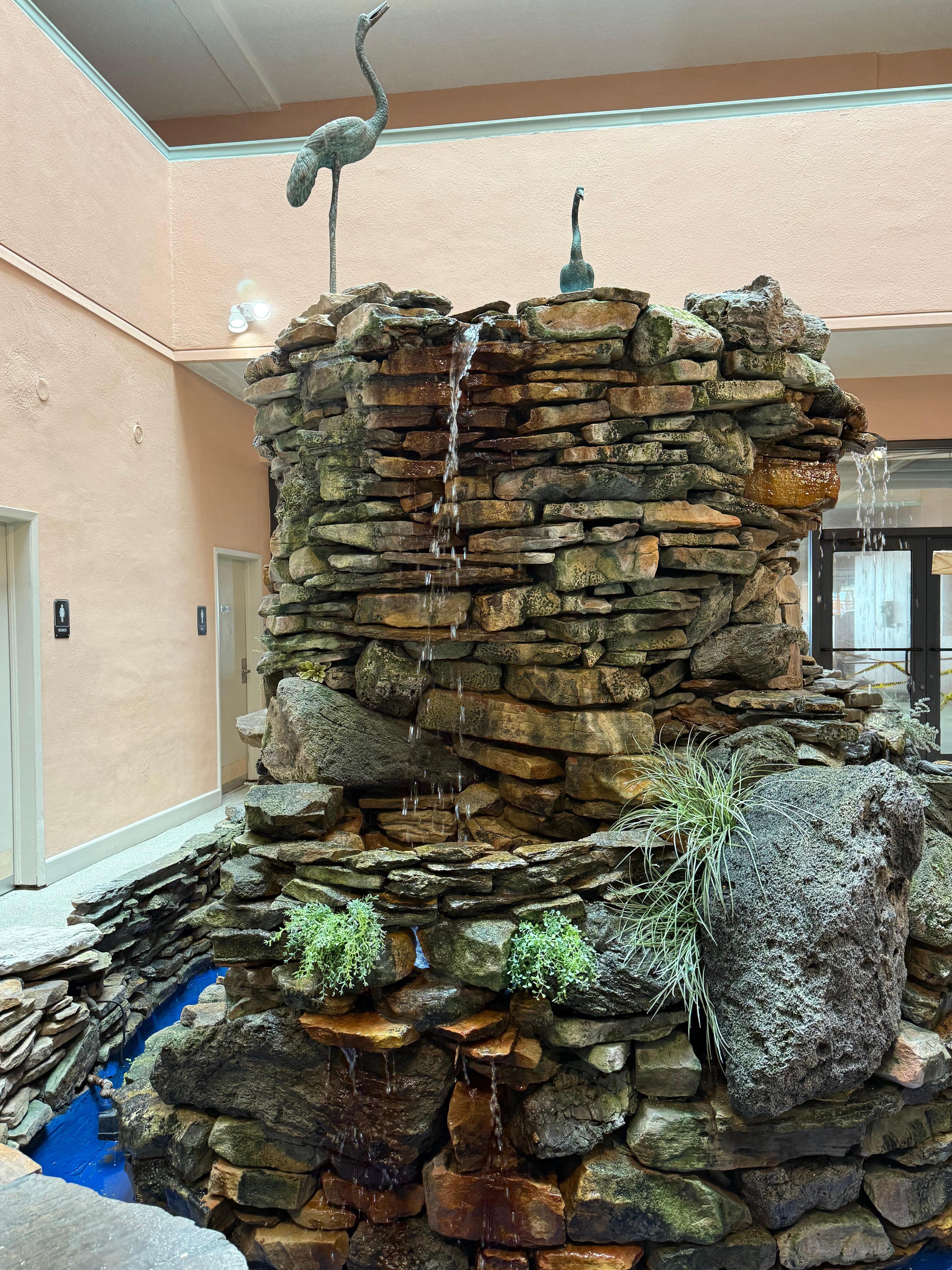 Fountain in the building