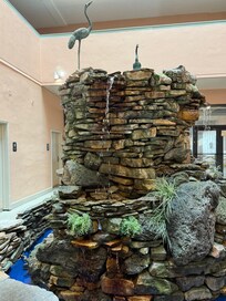 Fountain in the building
