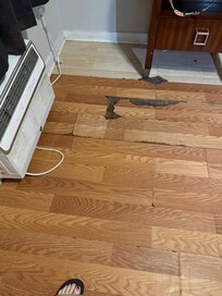 Damaged flooring