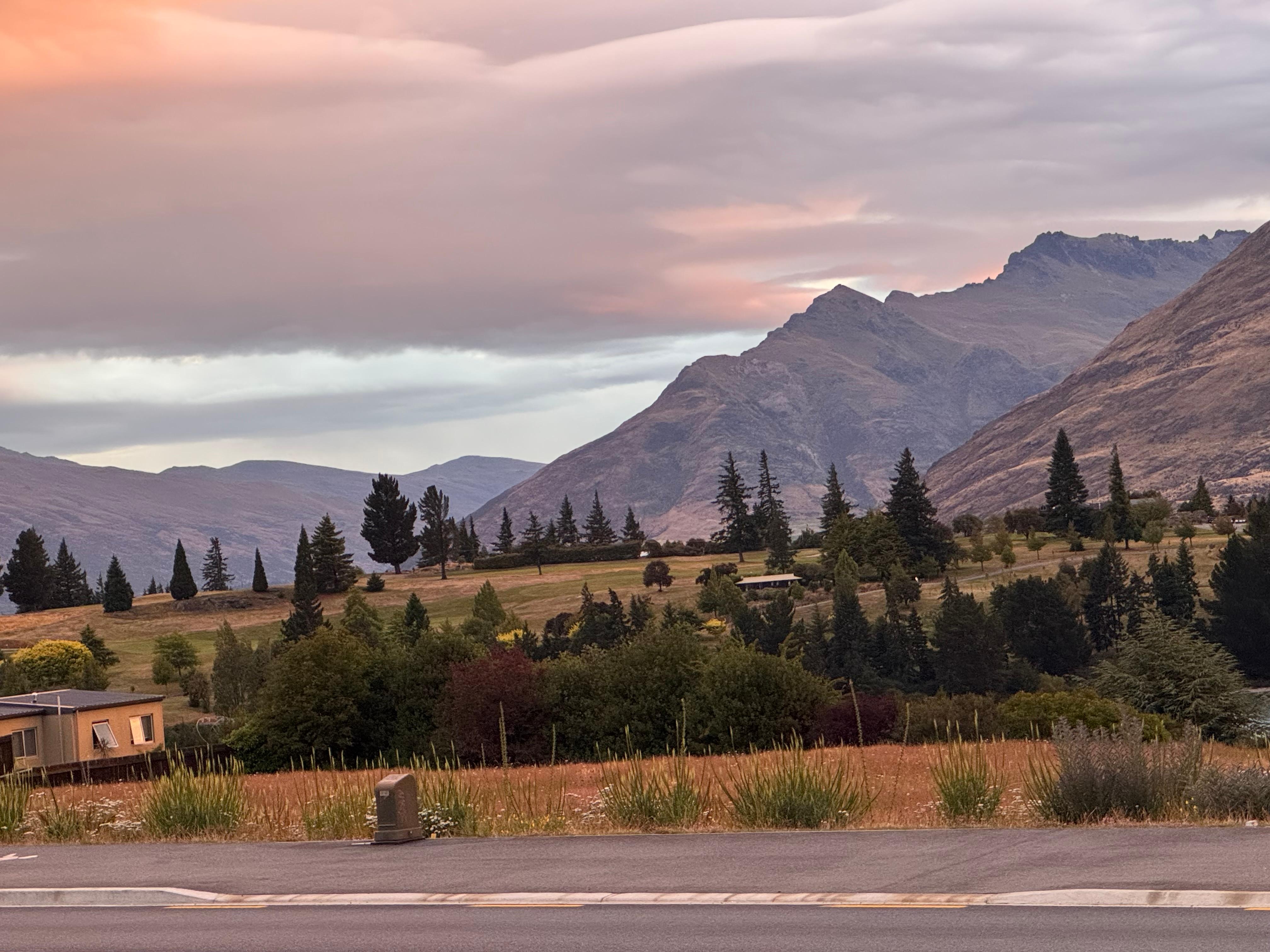 Evening views from the apartment