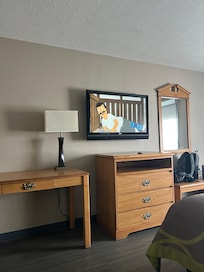 The remote actually worked and Bob’s Burgers was on the TV!