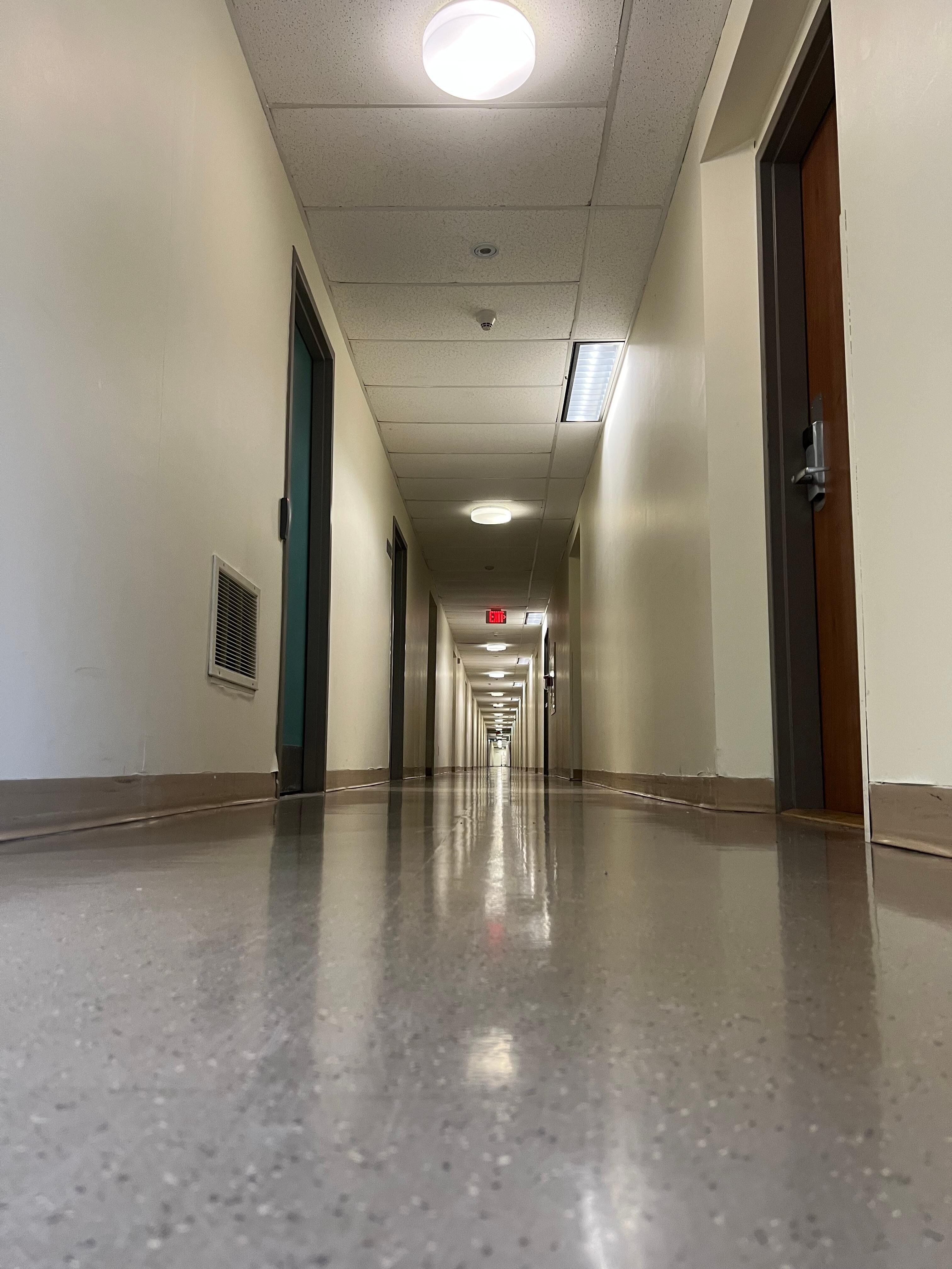 Just part of the long walk with your bags to the exit