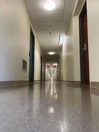 Just part of the long walk with your bags to the exit