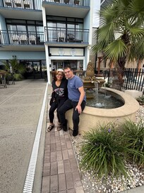 In front of hotel