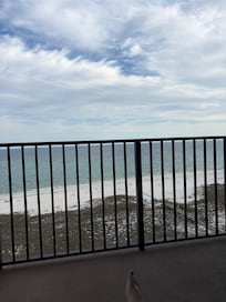 View sitting on balcony