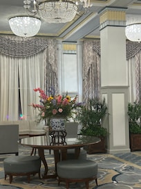 Lobby. My daughter, our little artist took great shots. Off the beautiful Chandeliers!