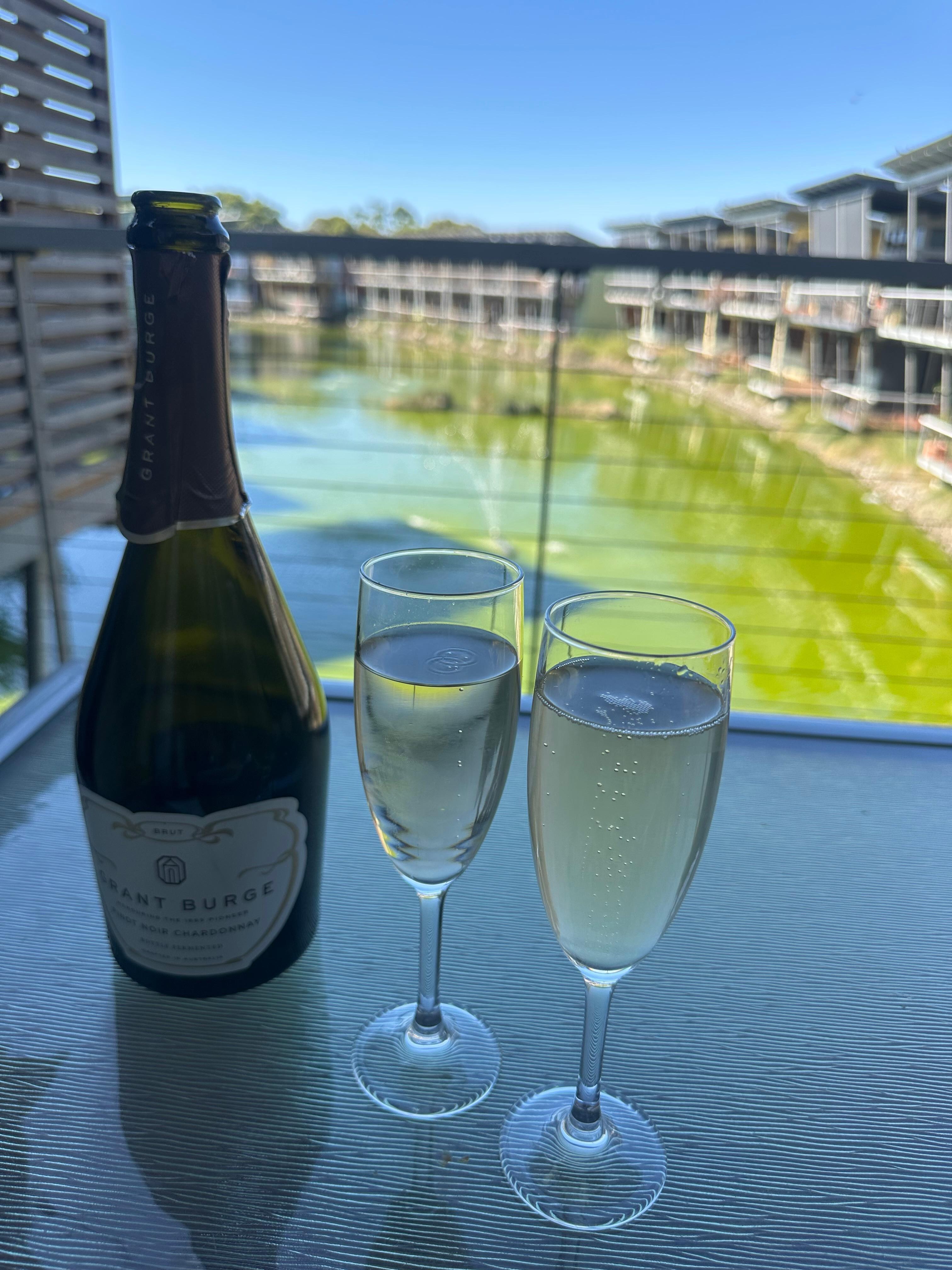 Balcony wine o’clock