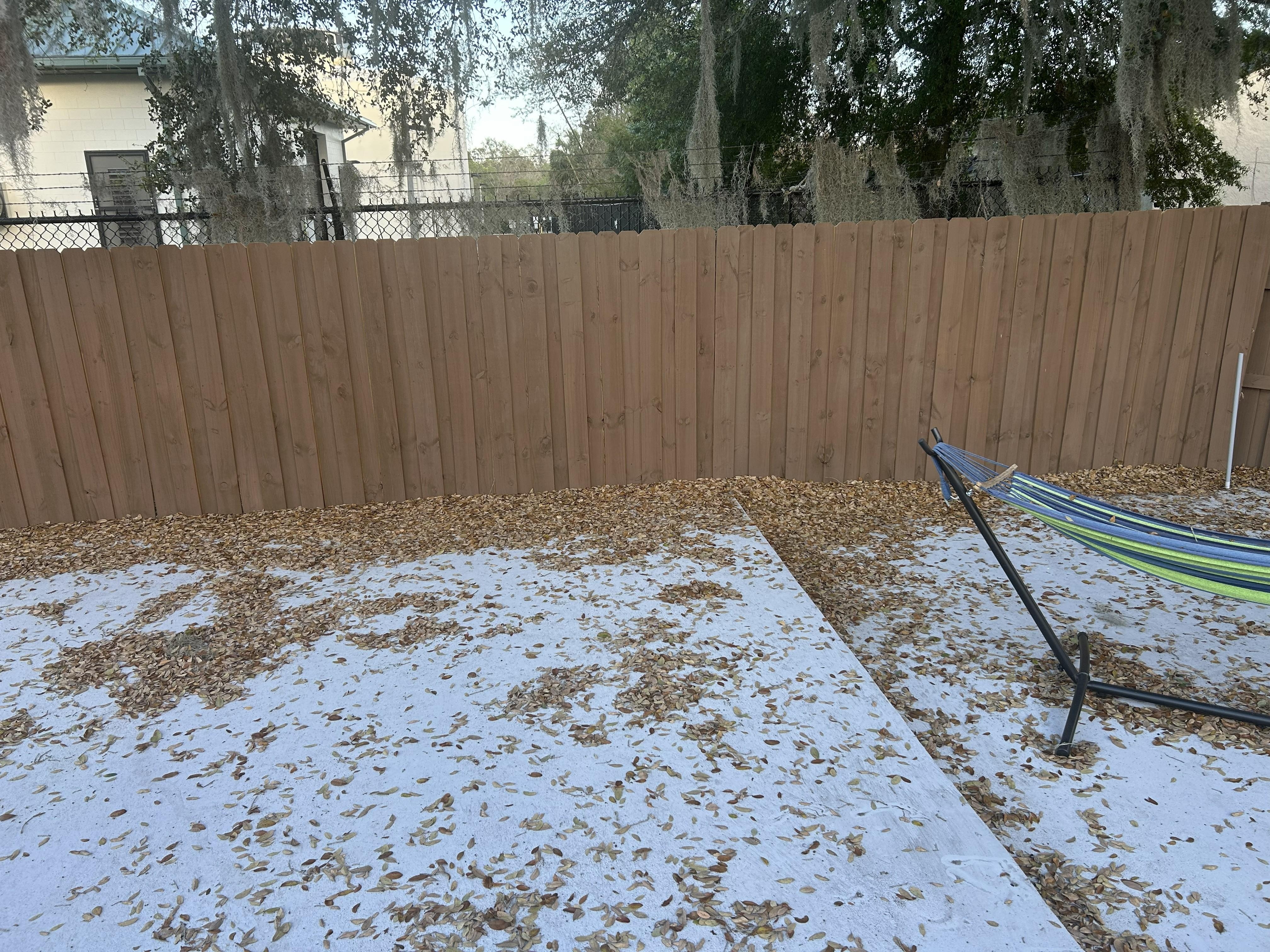 Grounds were not maintained. Had to sweep pool deck daily