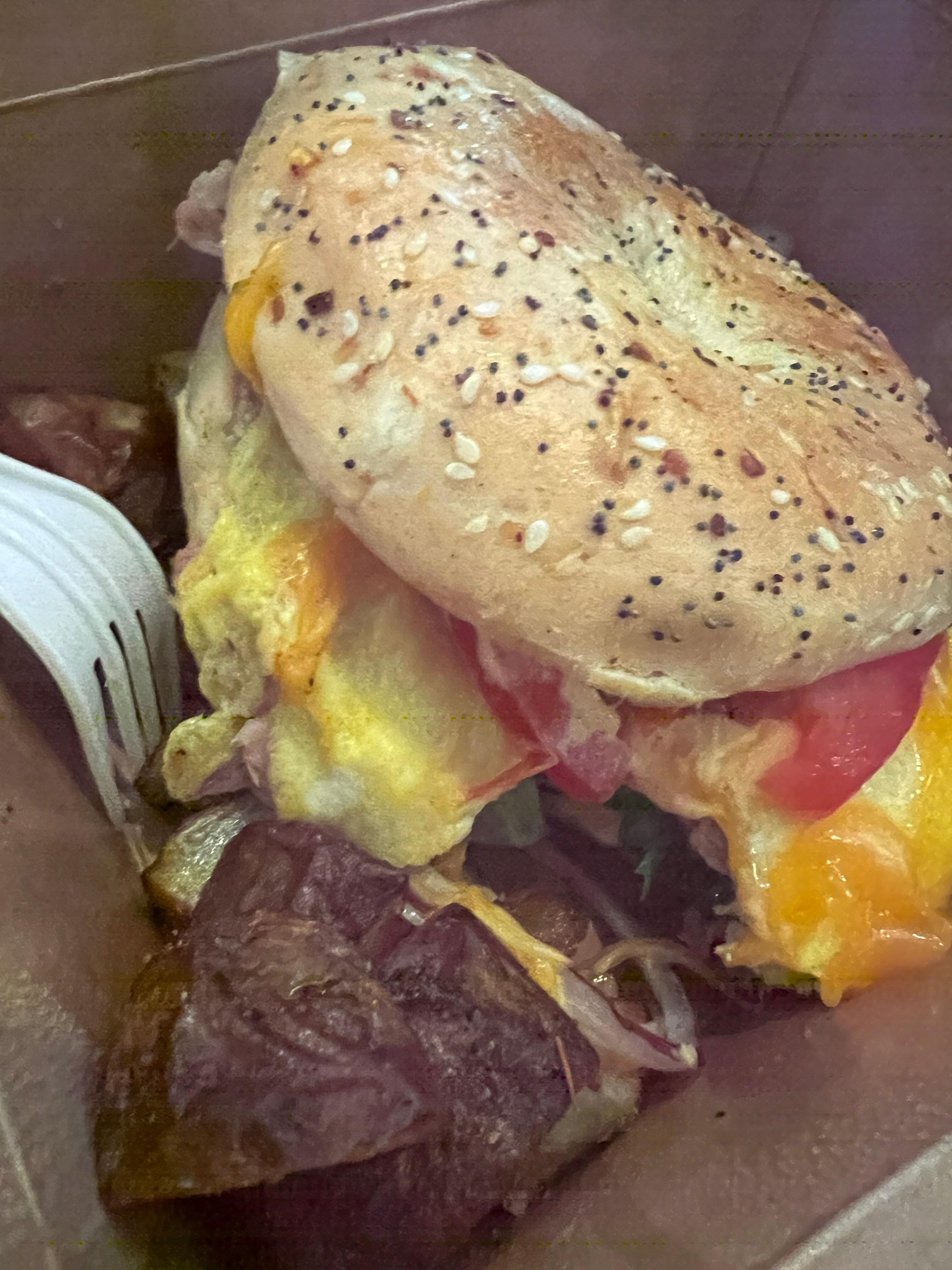 Breakfast sandwich 