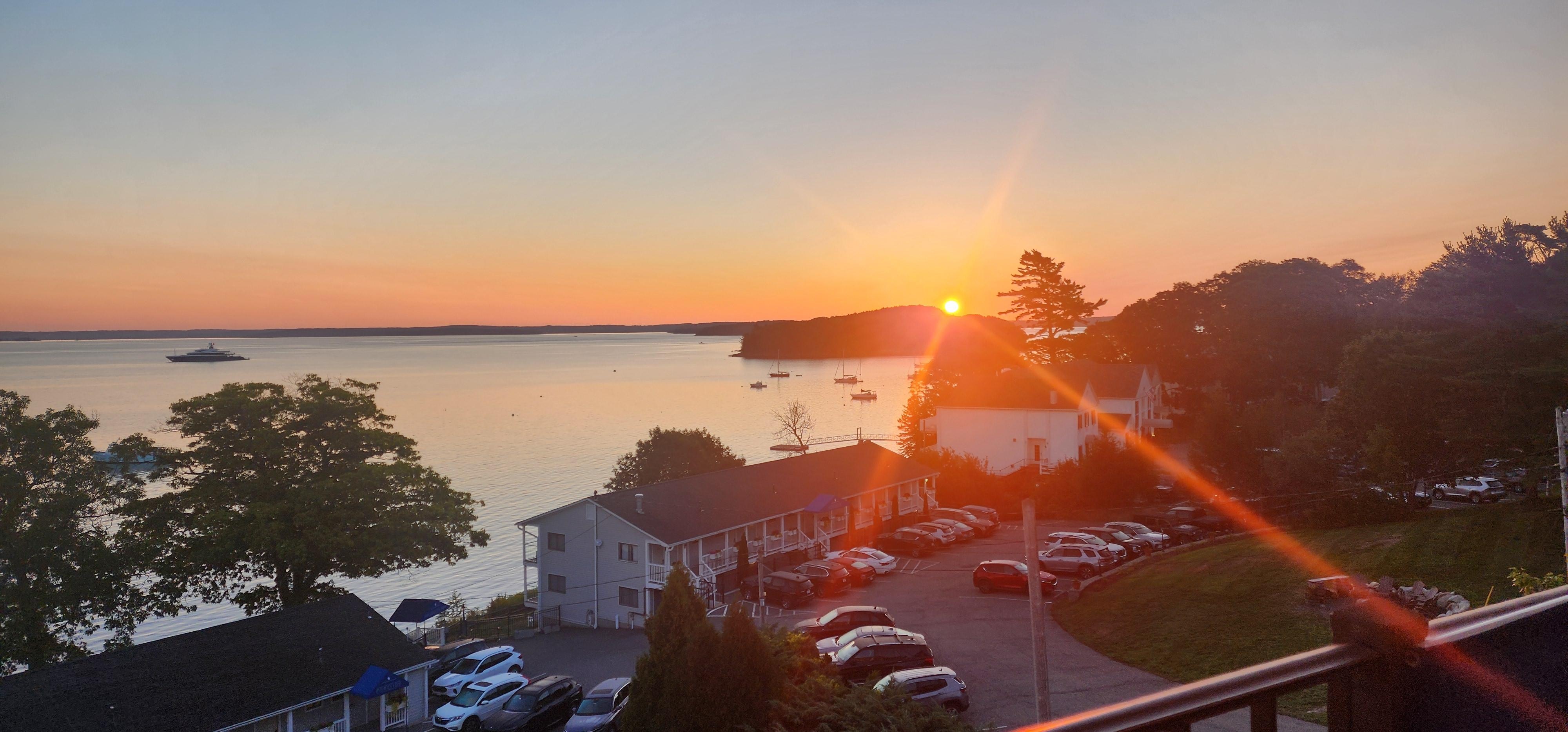 sunrise from our balcony 🌞 