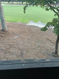Pinehurst #3, hole 18 fairway from the main balcony.