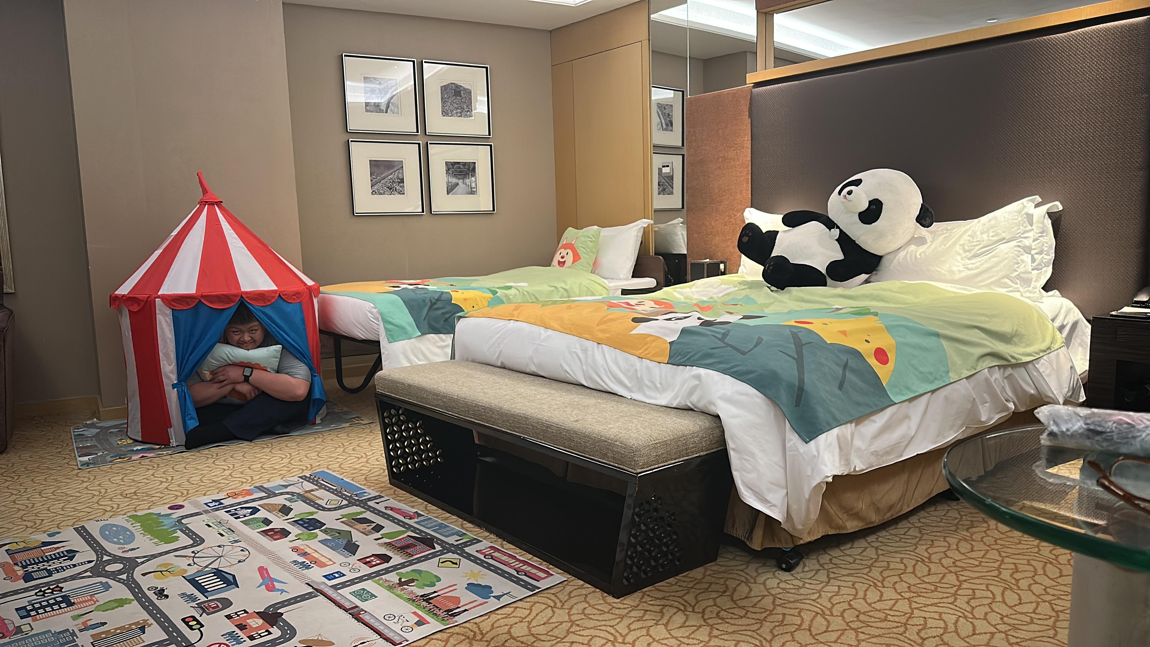 The room amenities were excellent 