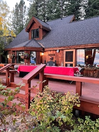 Back patio of main house