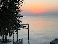 View from private dock