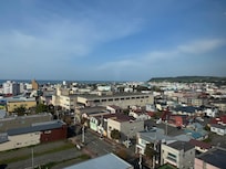 朝食会場から見た外の景色です