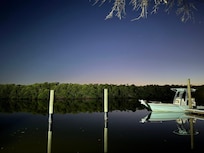 Night picture from the dock