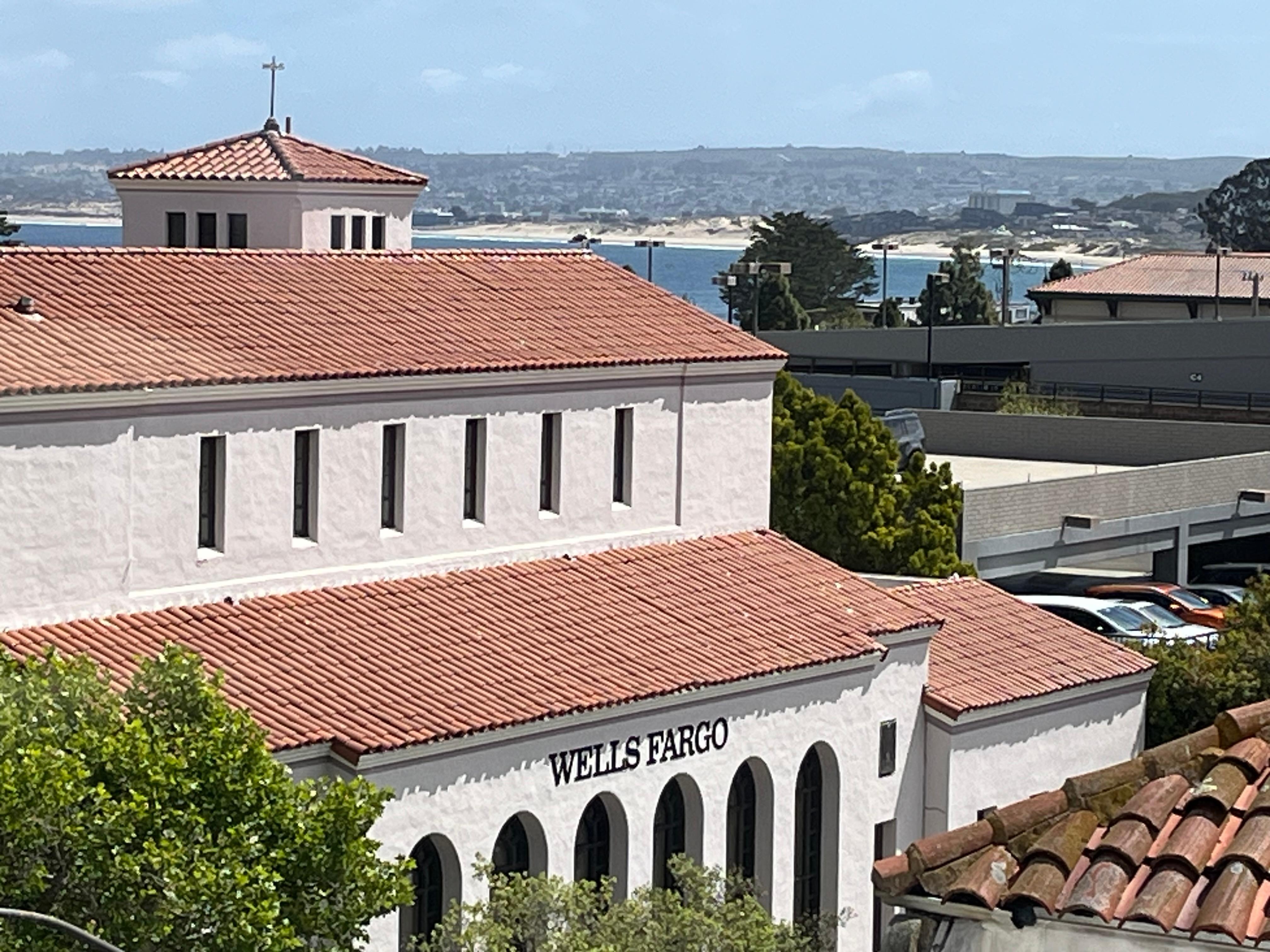 The view from the room.