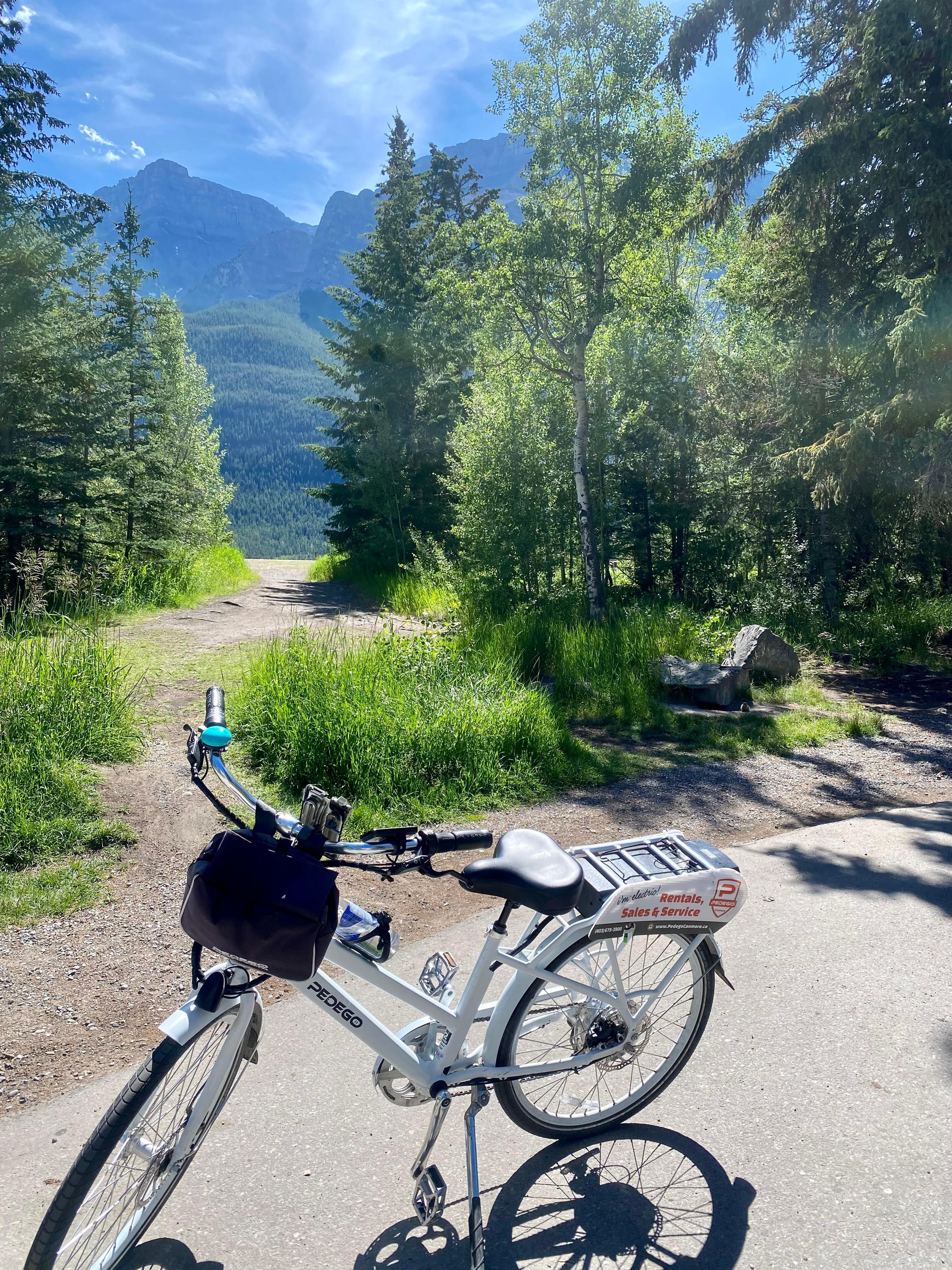 Electric bike trip to Banff awesome day beautiful views