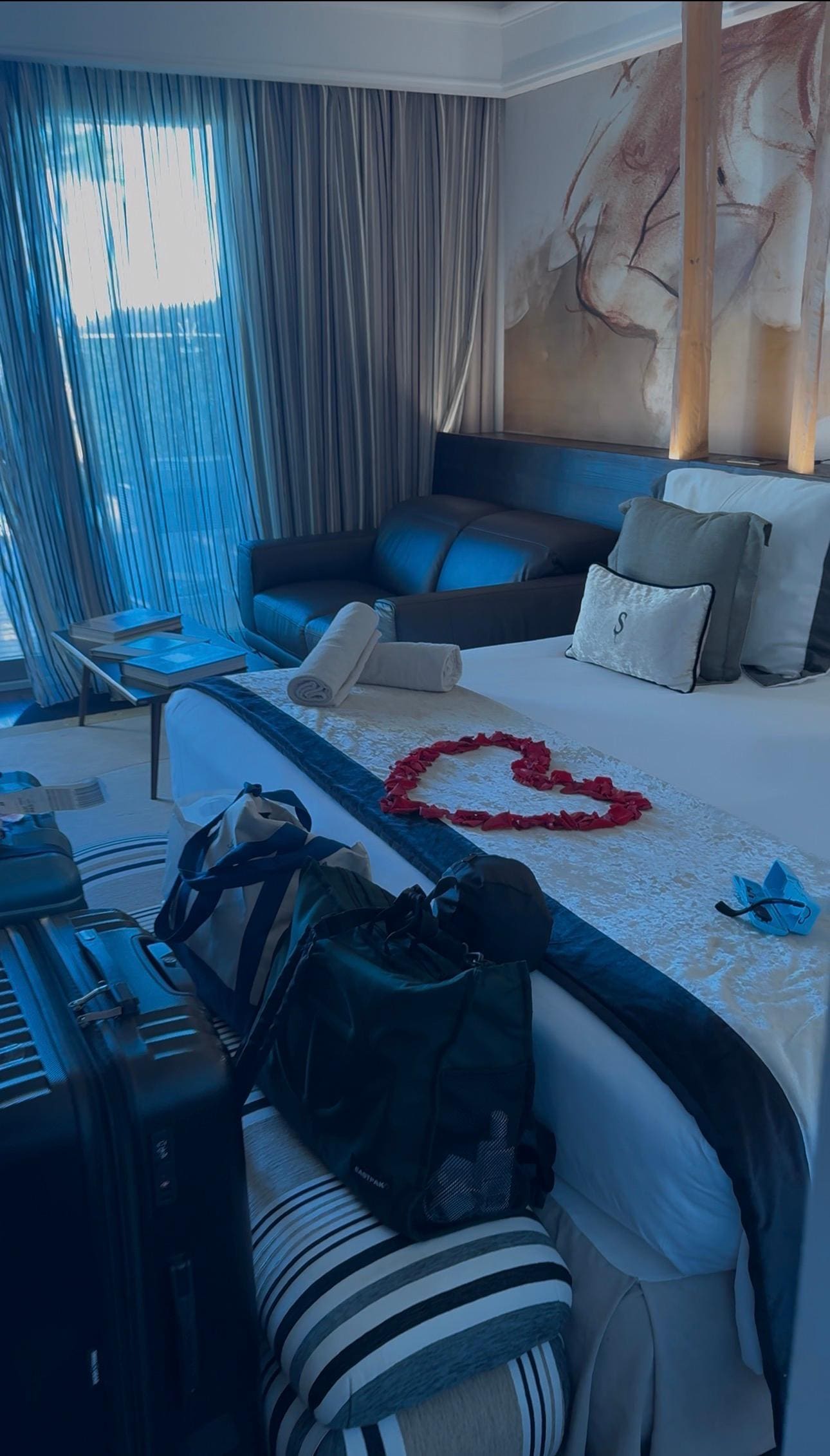 This is the room with the swim out pool