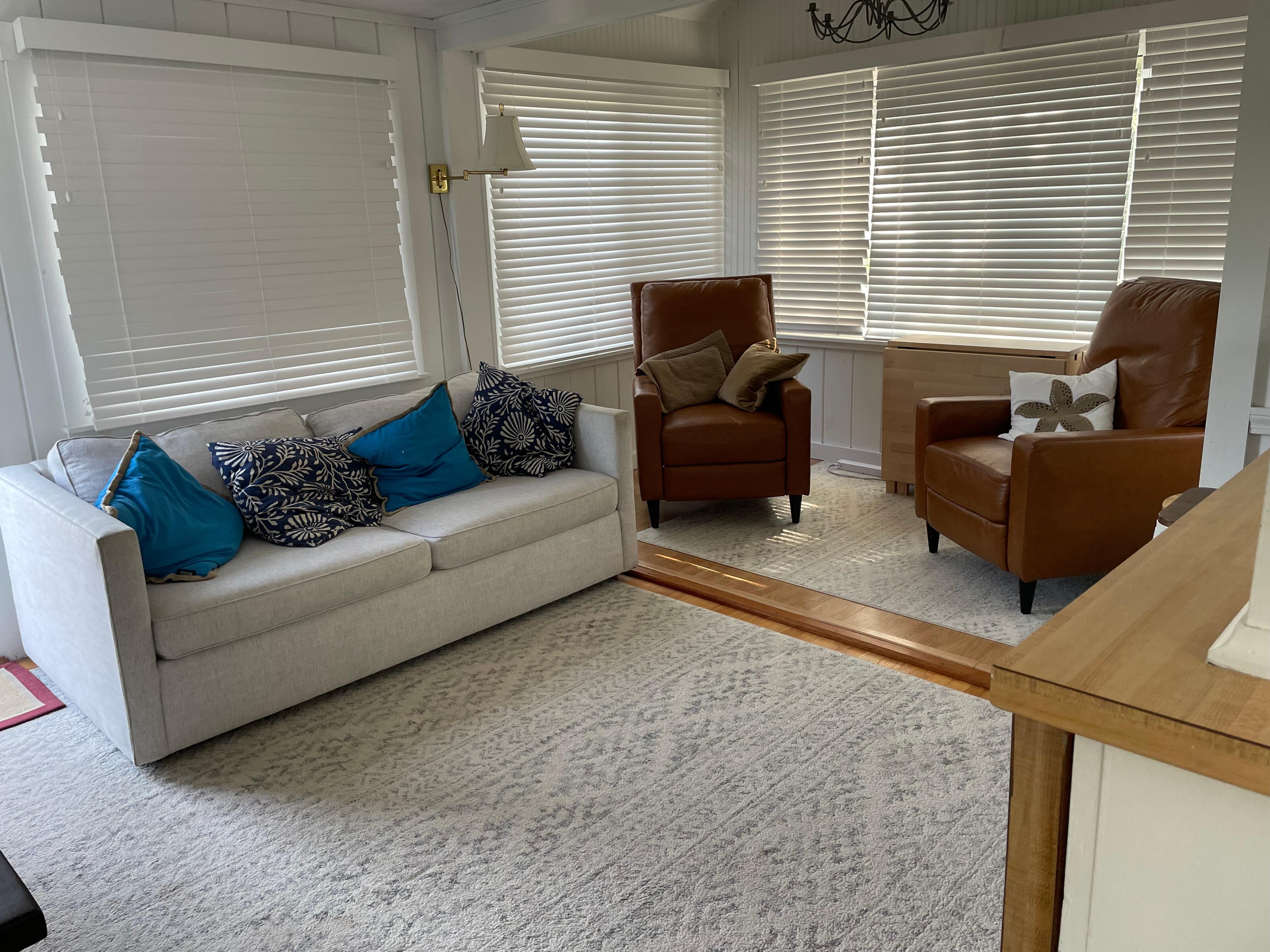 Bed fold out is great for comfort not the kind where you feel the bar.  We left bed out because we played and were outside most of the days. 