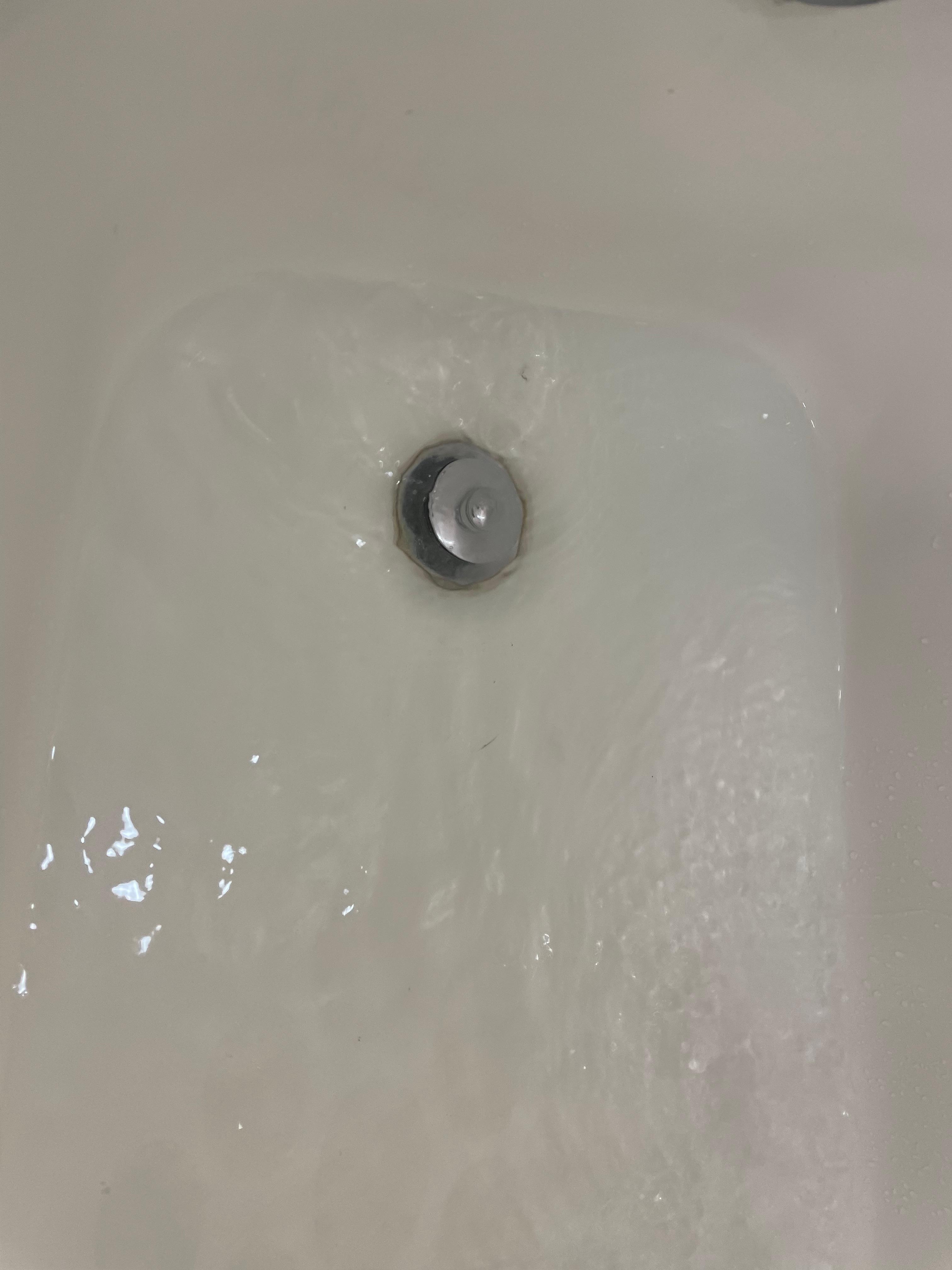 Shower wouldn’t drain, standing water - room shouldn’t have been rented