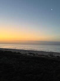 sunrise from the deck