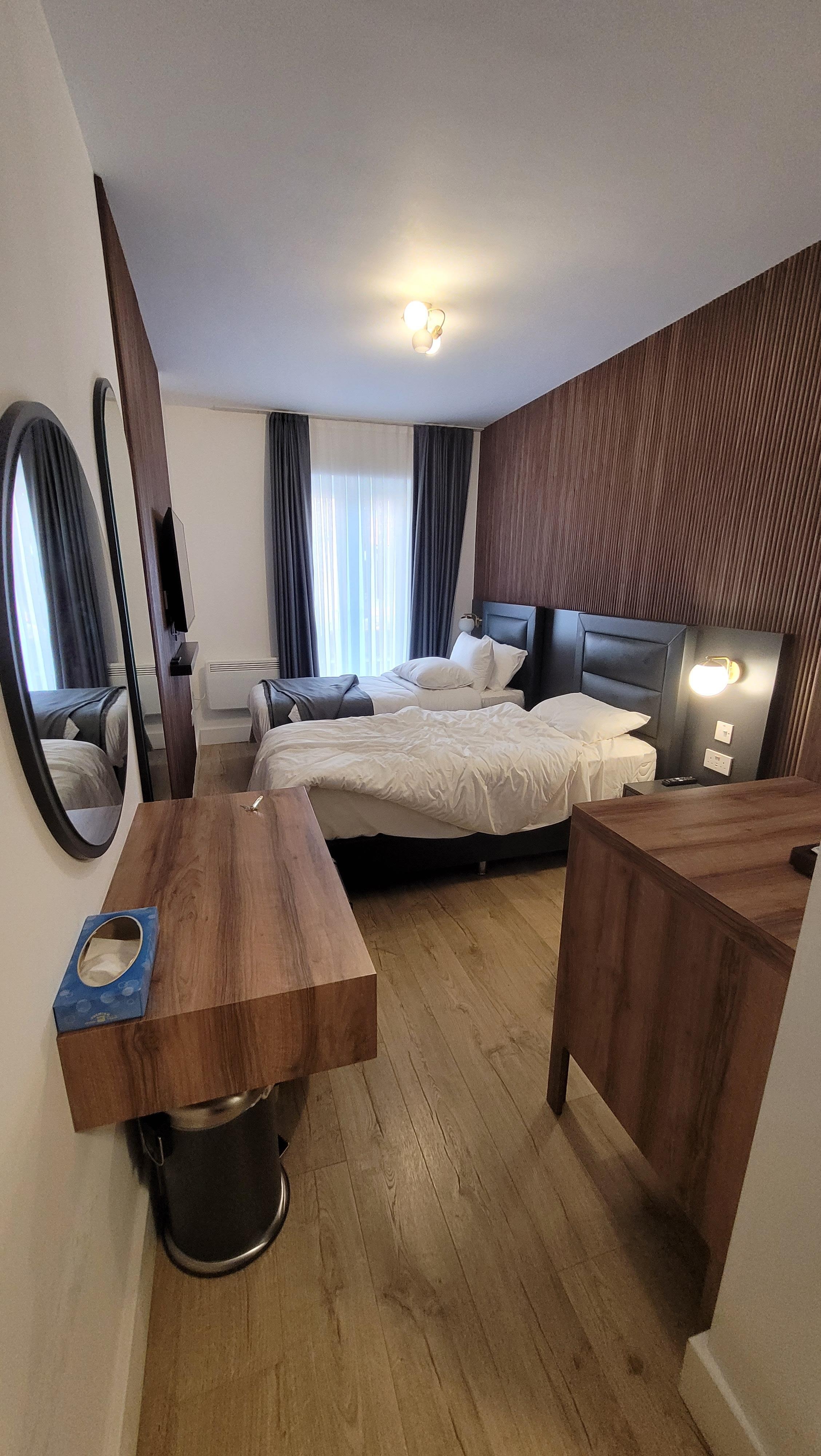 Twin room at the end of my stay