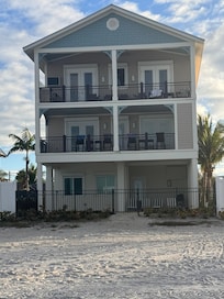 House from beach