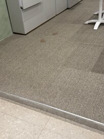 Spills/stains from tripping guests