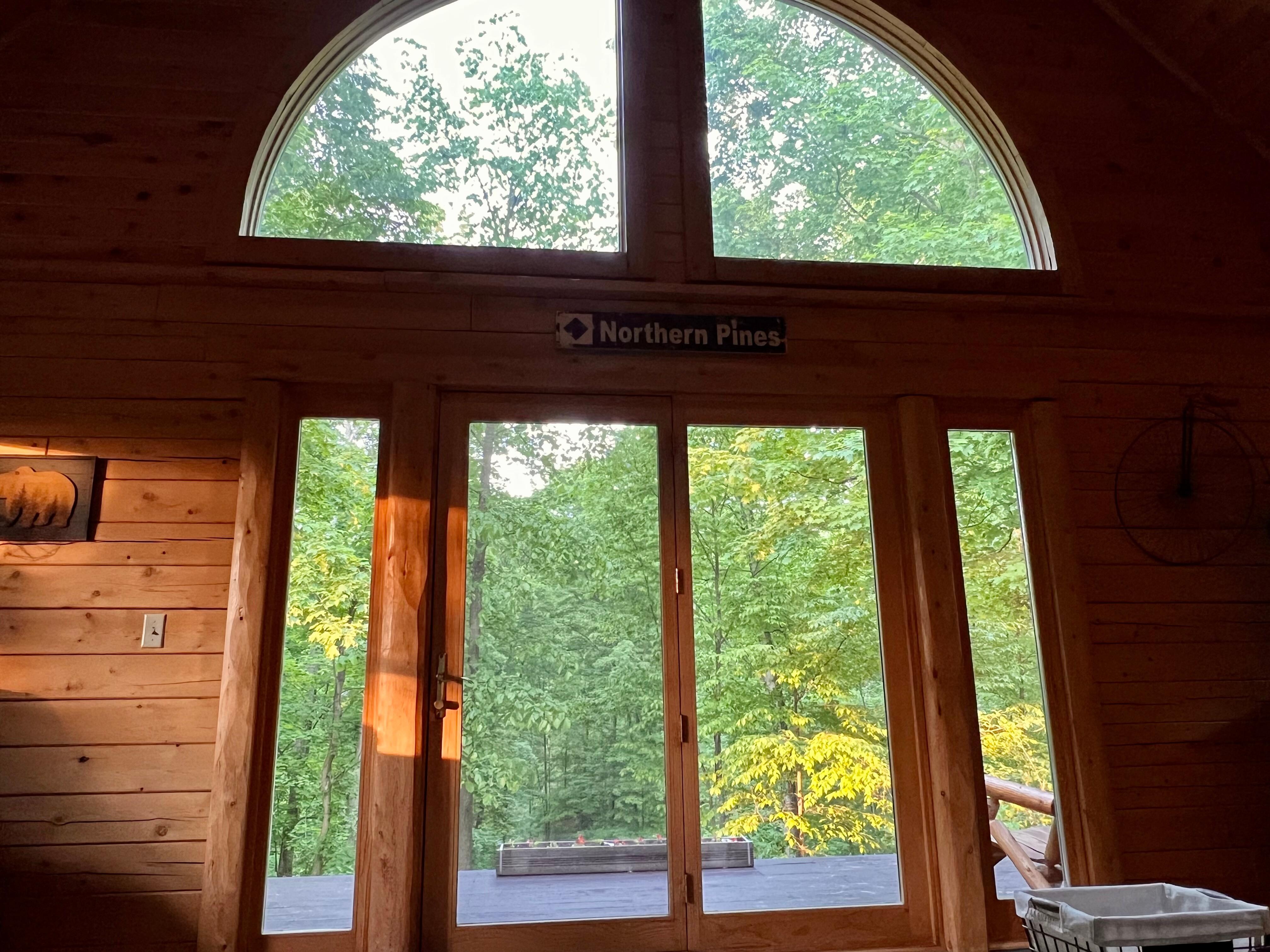 This was my lovely view from the living area.