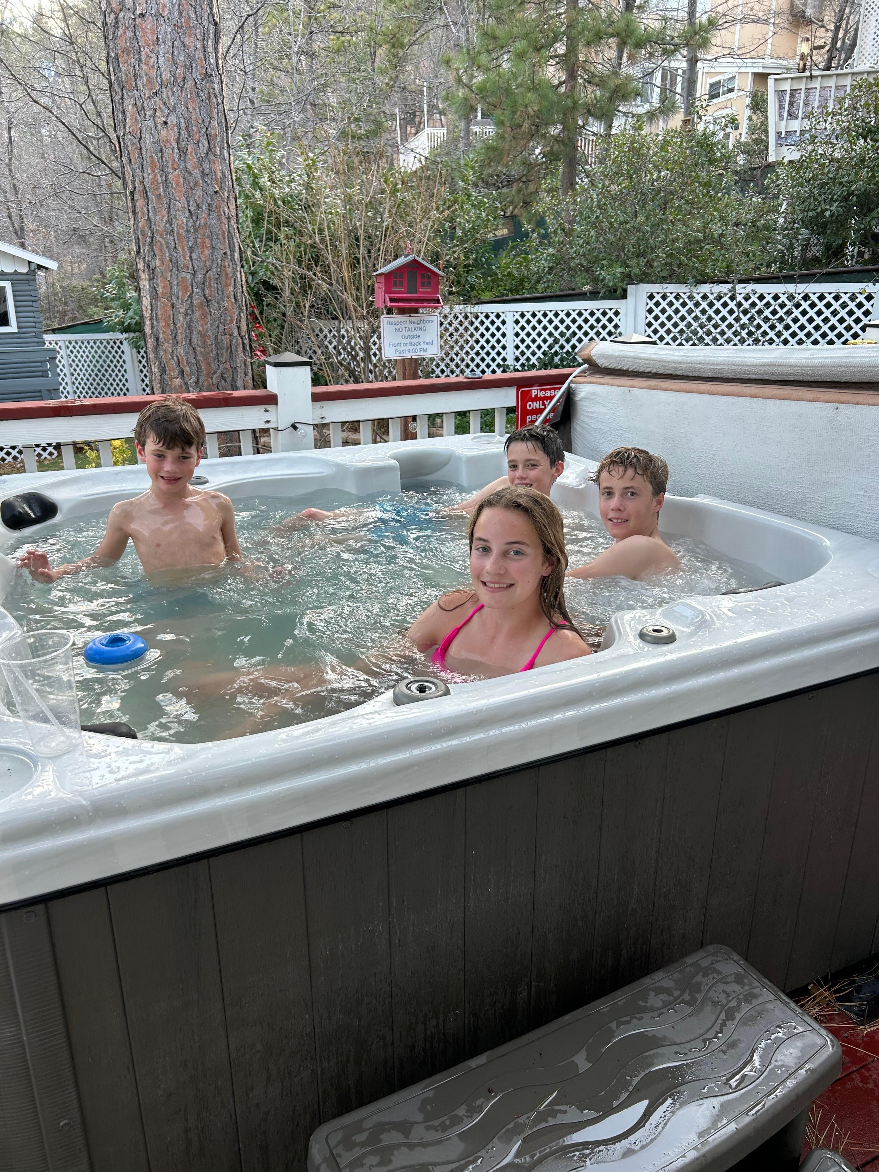 Hot tub fun 