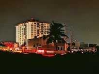 Shooting from the beach back towards the area where the hotel is around.