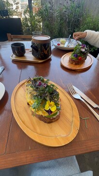 Rooftop restaurant. Breakfast was included