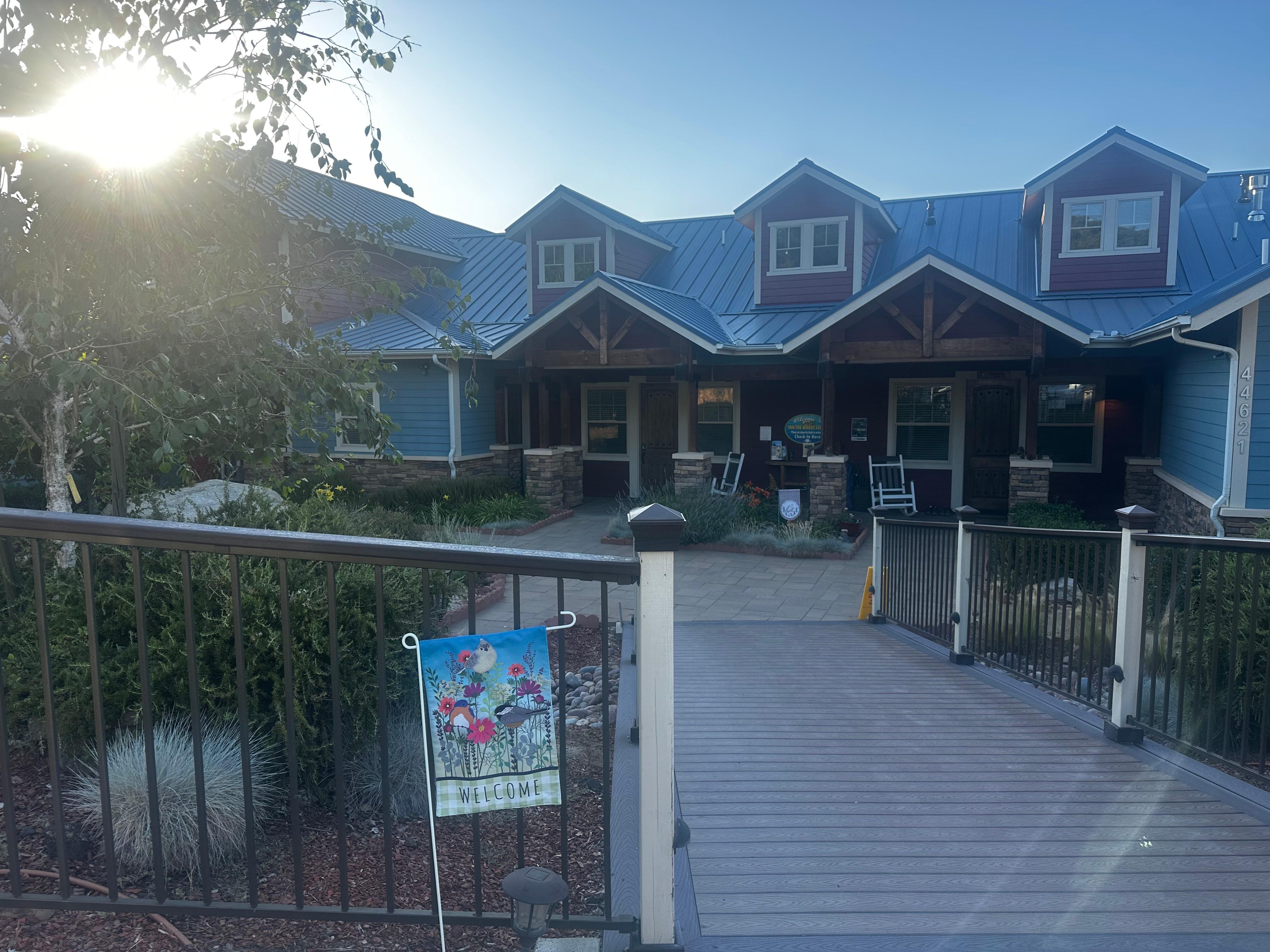 Front of the inn