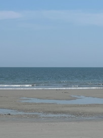 Beach is about a 8-10 minute walk.