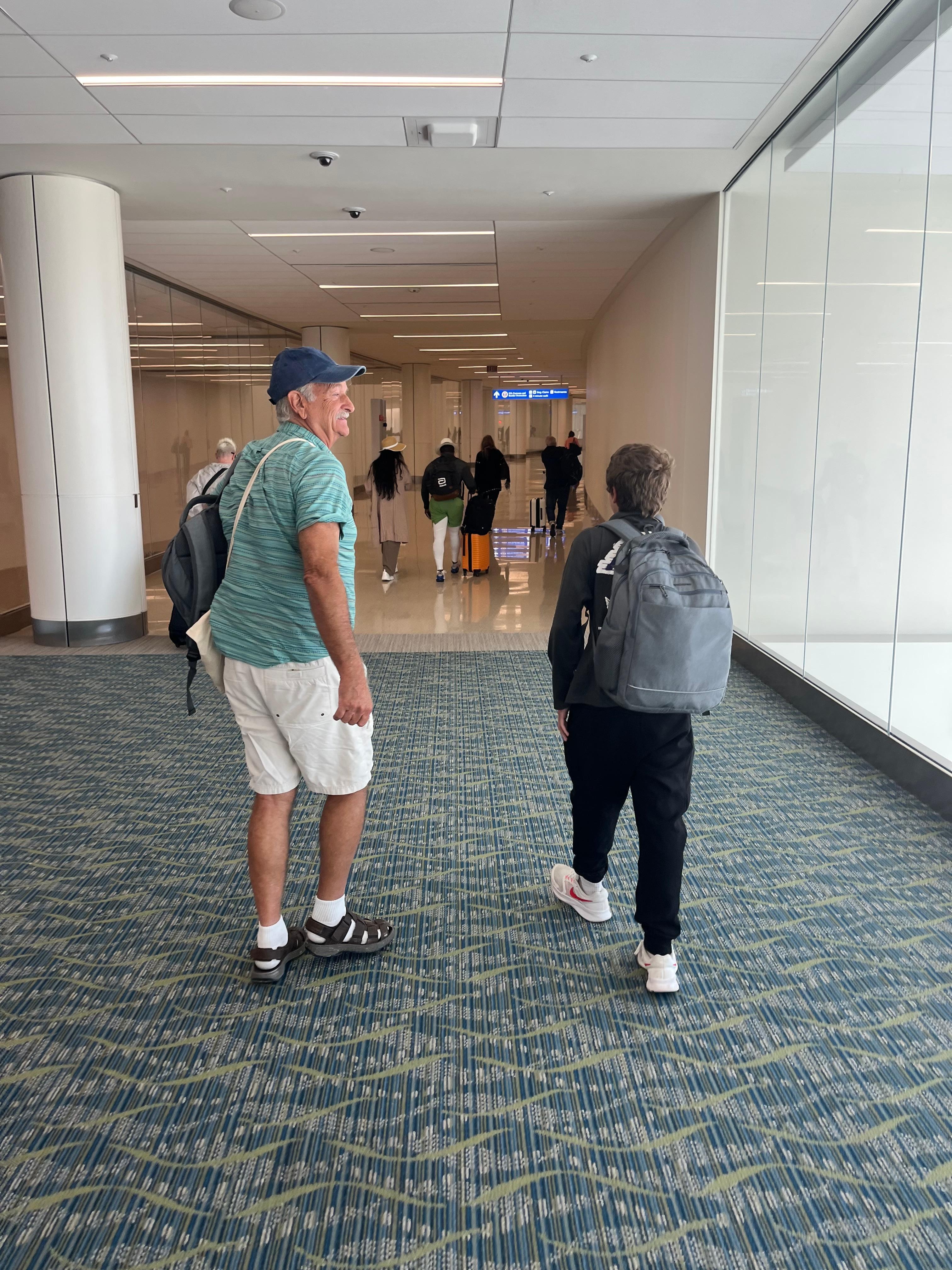 Arriving to airport ! 