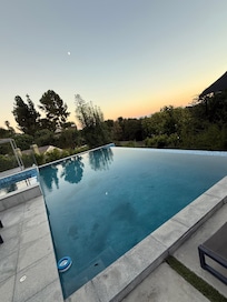 The pool was beautiful & clean.