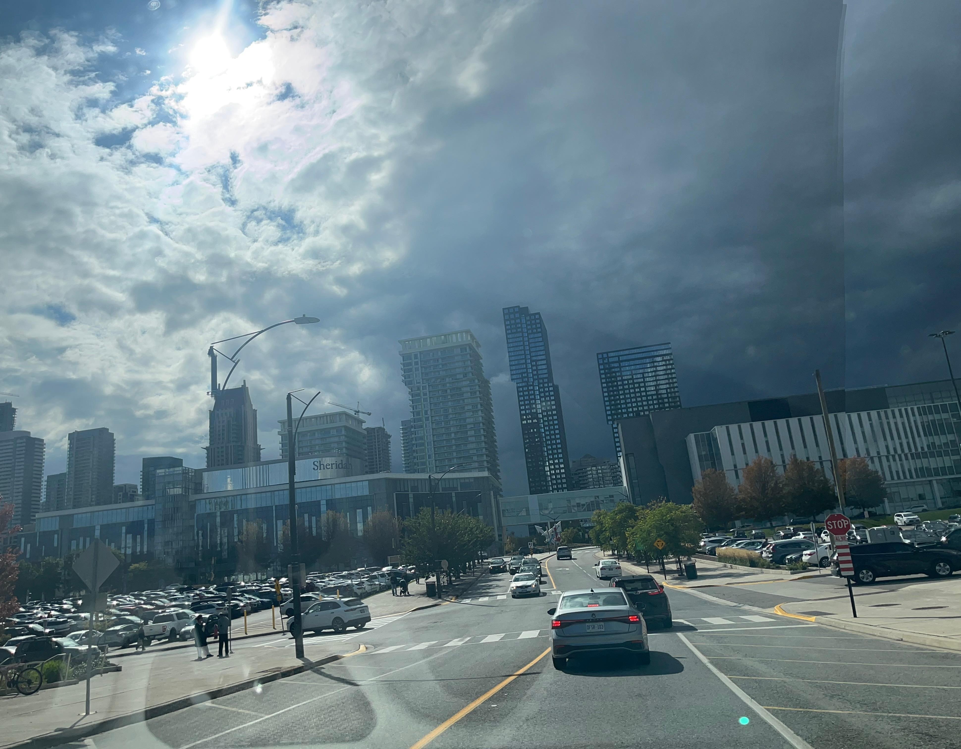 Skyline view from our unit