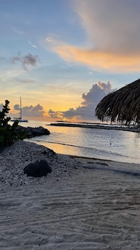 Sunset on the beach