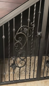 Cage under the stairs