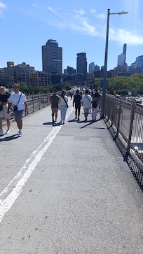 On the Brooklyn bridge