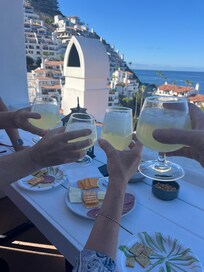 Perfect patio for cocktails with friends.