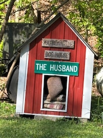 Near the back porch
