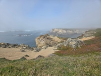 Approach to Glass Beach