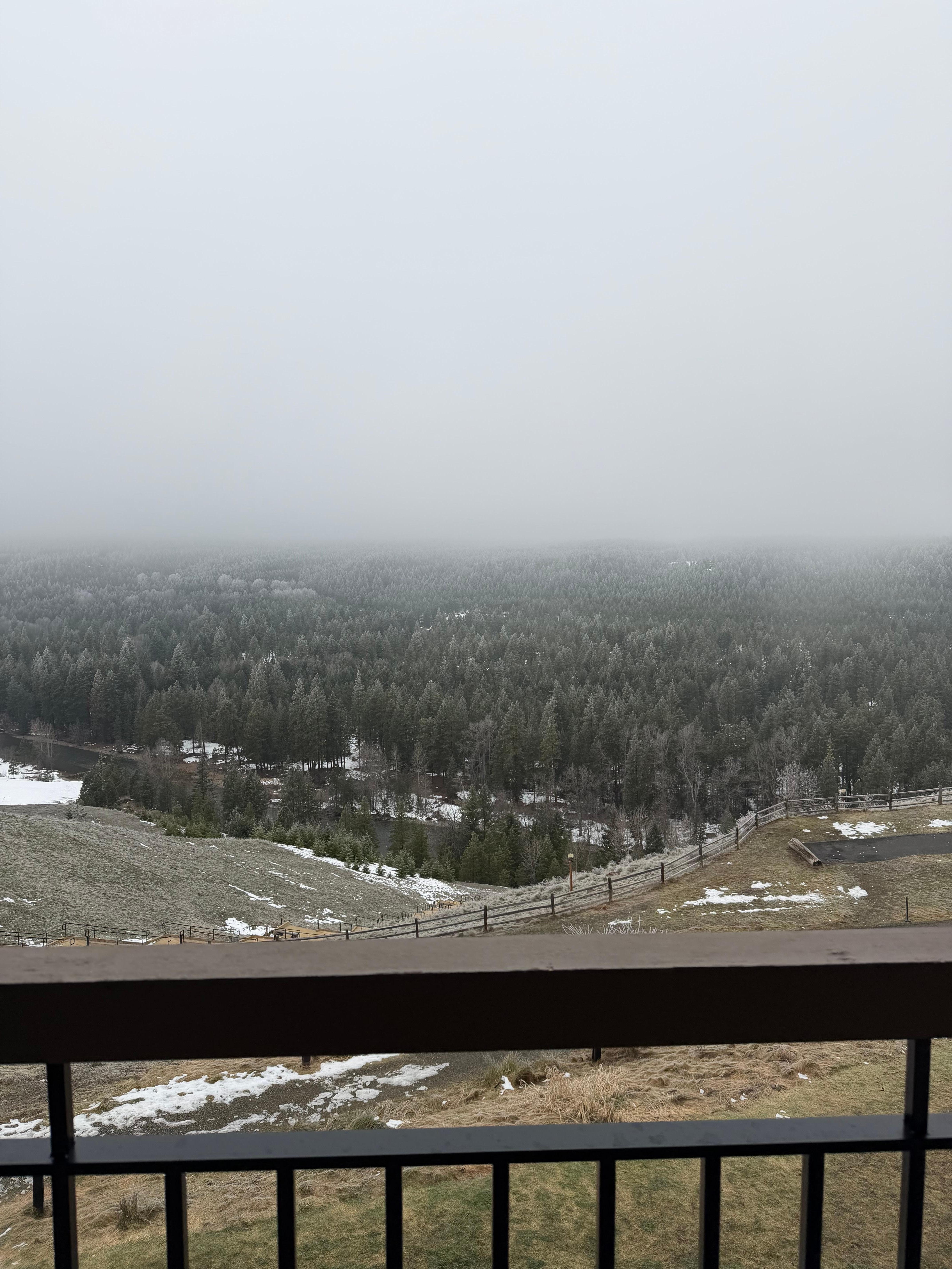 View from room balcony 